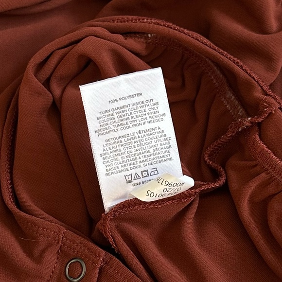 Express burnt red-brown bodysuit - Picture 3 of 3